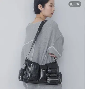 JEANASIS 6 포켓 원 숄더 BAG