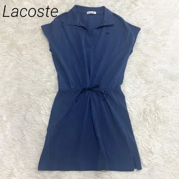 Lacoste 라코스테 인디고 스키퍼 피케 셔츠 원피스 빅 사이즈