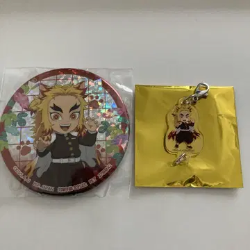 [익명 배송] namco 귀멸의 칼날 렌고쿠 쿄쥬로 캔뱃지 아크릴 참