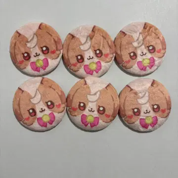 푸치 큐어 카페 보아 캔뱃지 코무기 6개 세트