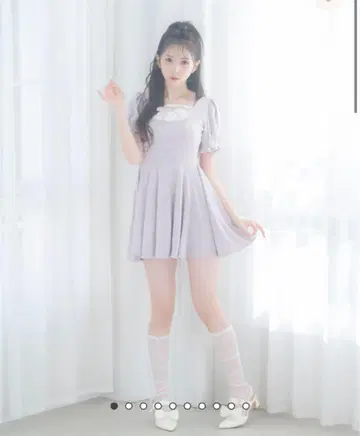 evelyn 도킹 미니 플레어 op [핑크]