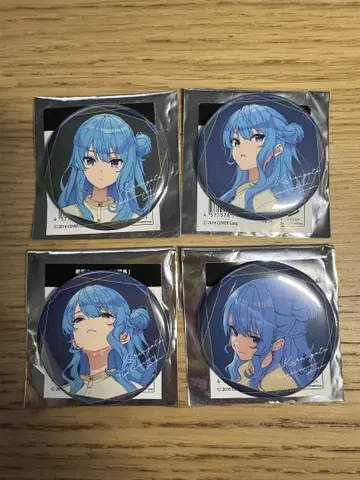 호시마치 스이세이 캔뱃지 키레이고토 4세트