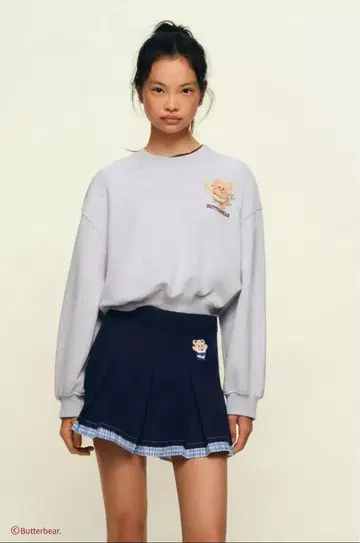 ZARA BUTTERBEAR 프린트 스웻셔츠