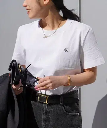 Calvin Klein Compact CK embroidery T