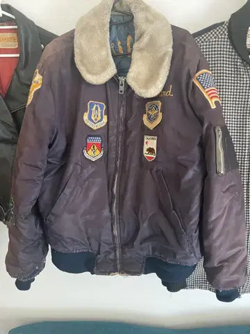 B-15. 60년대 U.S. 밀리터리 자켓 가지색 오니 페이드