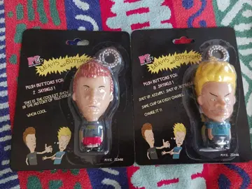 Beavis and Butt-Head 토킹 키링 2개 세트