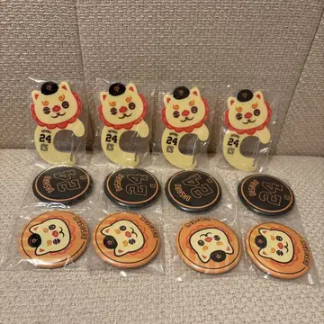 자이언츠 애니마이 복권 캔뱃지 카라비너