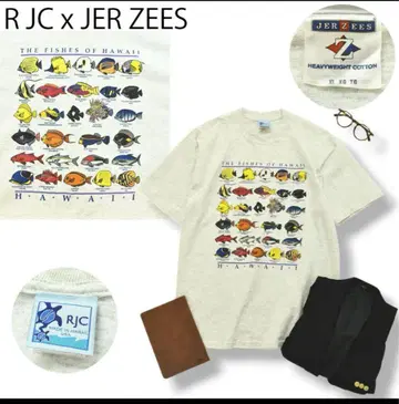 [ 물고기 ] USA 제작 RJC 하와이 마우이섬 생물 그래픽 T 티셔츠