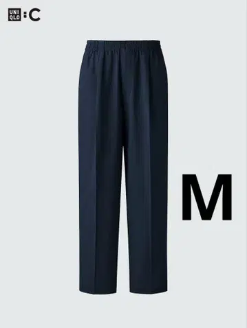유니클로c 감동 턱 팬츠 네이비 M