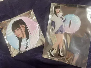 NGT48 키타 하나에 아크릴 스탠드 & 캔뱃지 세트