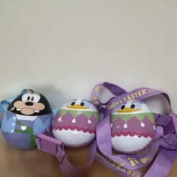 디즈니 부활절 에그 스트랩 3개 세트