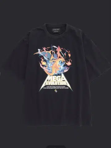 UNITED TOKYO Pokemon 콜라보 T셔츠