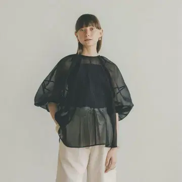 CLANE BALLOON SHEER PUFF TOPS