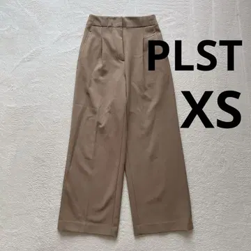 PLST 와이드 팬츠 웜 리저브 XS 베이지