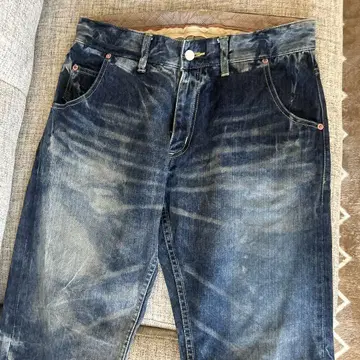 청바지 페이드 가공 데님 청바지 구라시키 고지마 오카야마산 특수 가공