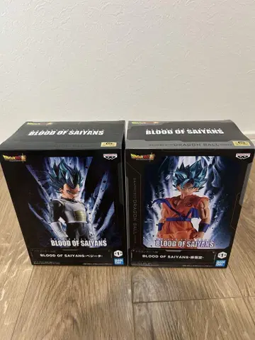 드래곤볼 BLOOD OF SAIYANS 손오공 베지터 피규어 2체