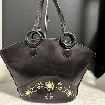 ANNA SUI 안나수이 가죽 핸드백 꽃무늬