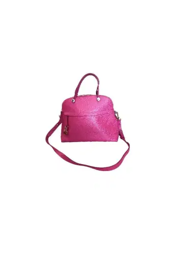 훌라 FURLA 하이퍼 핑크 숄더 2way 핸드 골드