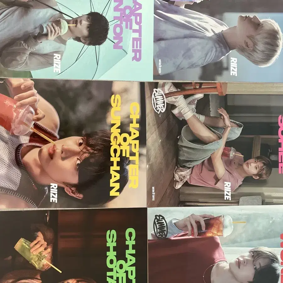 RIIZE | 라이즈 Riize Mega Coffee Poster Sealed 6 Members