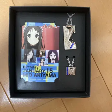 케이온! K-ON! 아키야마 미오 birthday 목걸이 2세트