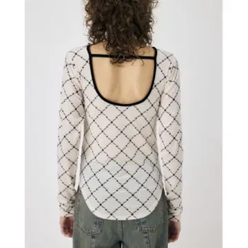 MOUSSY BACK OPEN SHEER TOPS