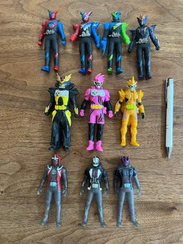 가면라이더 빌드 에그제이드 고스트 소프트 비닐 인형 10개