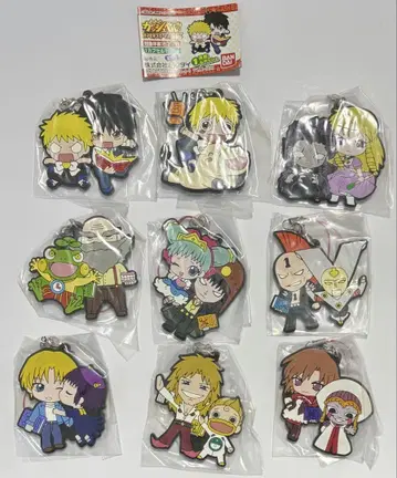 골드 컬러 갓슈벨 캡슐 러버 마스코트 2 컴플리트 세트 전 9종