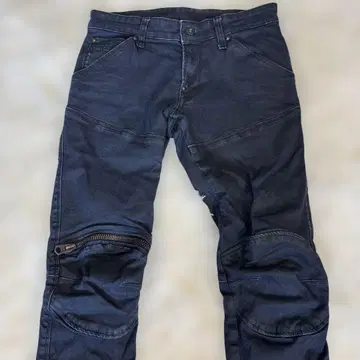 G-STAR RAW 지스타로우 데님 청바지 바이커 무릎에 척