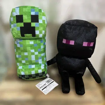 Minecraft 크리퍼 엔더맨 봉제 인형 세트 마인크래프트