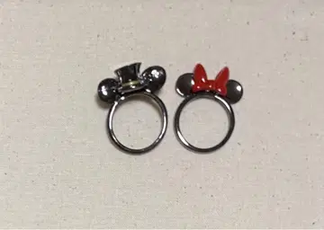 Q-pot. 미키 미니 반지 2개 세트