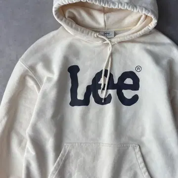 13922 Lee 빅 로고 프린트 후드티