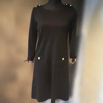 블루 라벨 긴팔 원피스
