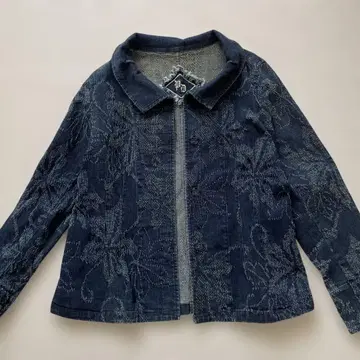 P'dream 피드림 데님 자켓 꽃무늬