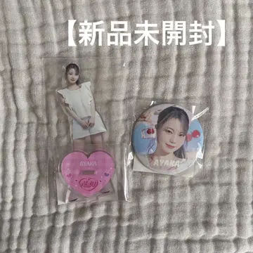 NiziU 아야카 아크릴 스탠드 & 캔뱃지 세트 팝업 스토어 2024