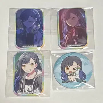 프로세카 캔뱃지 시라이시 안 4개 세트