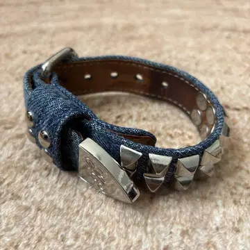 [ 레어 선착순 ] MASU DENIM STUDS BRACELET