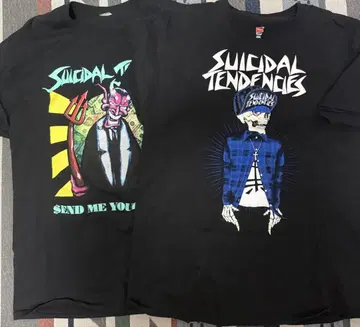 SUICIDAL TENDENCIES L 사이즈 2개 세트 dogtown