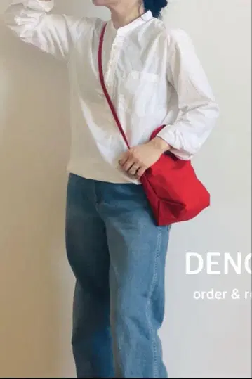 빨간색 숄더백
