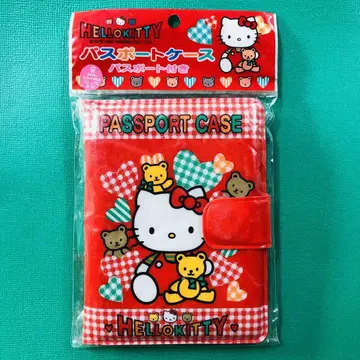 1997년 제조 레어 헬로키티 여권 케이스 완구 1