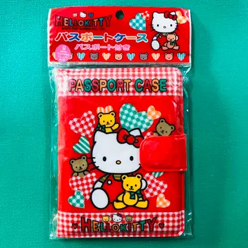 1997년 제조 레어 헬로키티 여권 케이스 완구 1