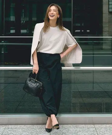 / [발수/UV 케어] 카고 팬츠 S 사이즈 네이비 새상품급