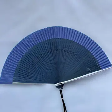 호세키켄 다크 블루 부채 패브릭 커버 포함