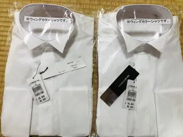 미사용 새상품 윙카라 셔츠 와이셔츠 결혼식 턱시도 37 82
