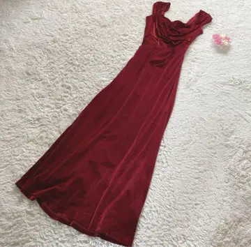 TADASHI SHOJI 타다시 쇼지 벨로아 롱 원피스 드레스