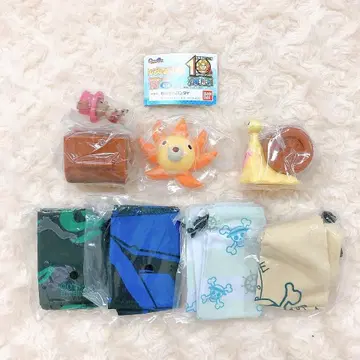 원피스 캡슐 굿즈 10주년 기념 전체 7종 풀 컴플리트