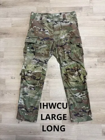 미군 실물 IHWCU 밀리터리 멀티캠 팬츠 L-L LARGE