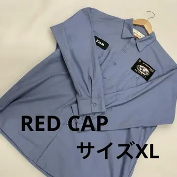 RED CAP 워크 셔츠 긴팔 와펜 XL 라이트 블루 #1998