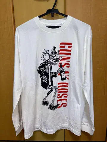 GUNS N' ROSES M 사이즈 공식 롱티 새상품 선착순