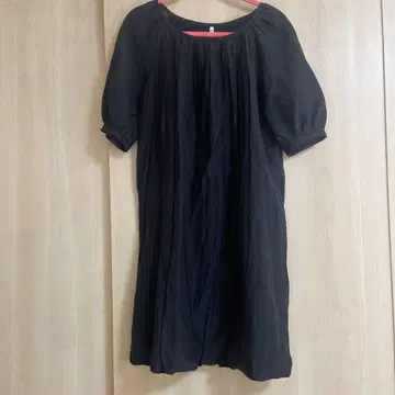 DRESSTERIOR 블랙 원피스 실크 혼방