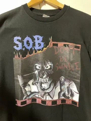 SOB DON'T BE SWINDLE 티셔츠 S.O.B